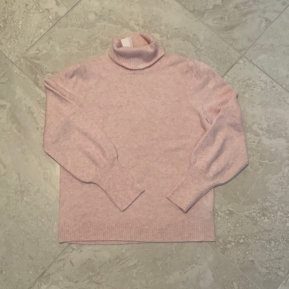 J CREW PINK SWEATER SIZE L